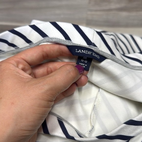 Land’s End striped skirt size 10/12 - Picture 7 of 7